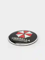 Черный наклейки на диски, колпаки Umbrella Corporation, изогнутые Амбрелла, 4 штуки