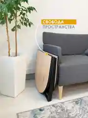 Шоколадный стол журнальный "Джой", раскладной