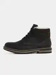 Коричневый зимние мужские ботинки Rieker из натуральной кожи