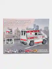 Красный конструктор металлический