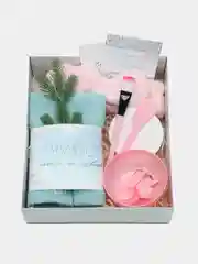 Белый подарочный набор "Beauty-box", новогодний