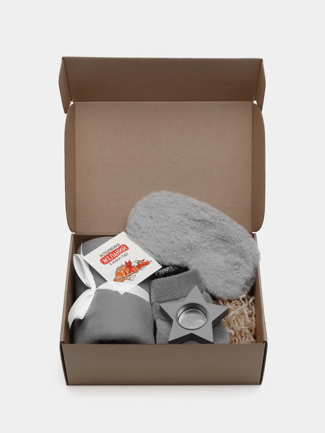Серебряный подарочный набор "Beauty-box", новогодний