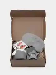 Серебряный подарочный набор "Beauty-box", новогодний