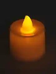 Свеча светодиодная, белая, 1 штука