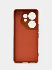 Коричневый чехол  для Tecno CAMON 20 Premier 5G (Техно Камон Премьер 5 Джи), Silicone Case