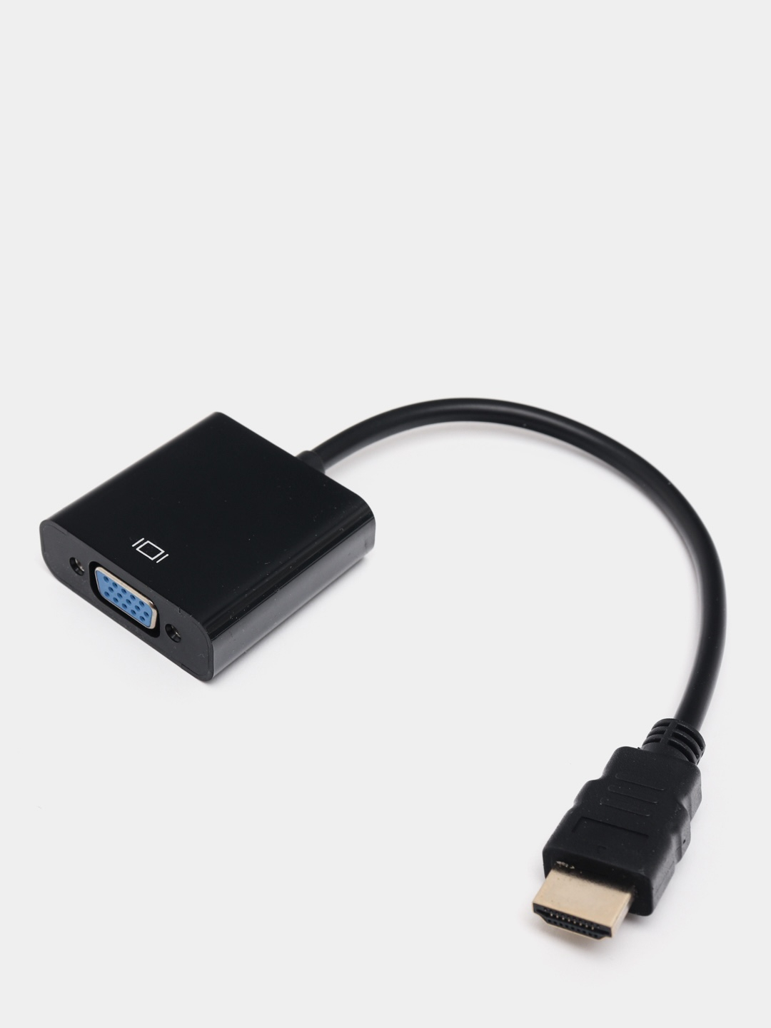 Переходник адаптер HDMI-VGA с audio входом для передачи звука, для  компьютера и видеокарты купить по цене 599 ₽ в интернет-магазине  KazanExpress