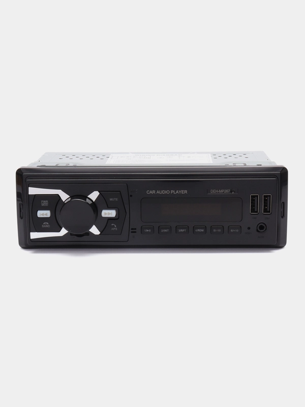 Автомагнитола Pioneer 267, с Bluetooth, RGB-подсветка, магнитофон 1 DIN, громкая связь