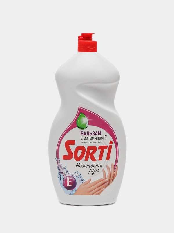 Средство для мытья посуды Sorti, бальзам с витамином Е, 1,3 кг