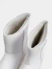 Белый женские зимние сапоги на меху Tomax, белые, кожаные