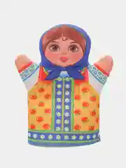 Алый кукла-перчатка на руку Домашний кукольный театр Доктор,  внучка Машенька