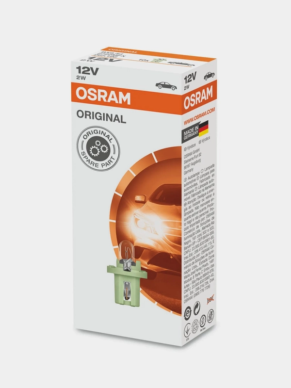 Лампы вспомогательного освещения Osram ORIGINAL LINE 2722MFX, 10 шт