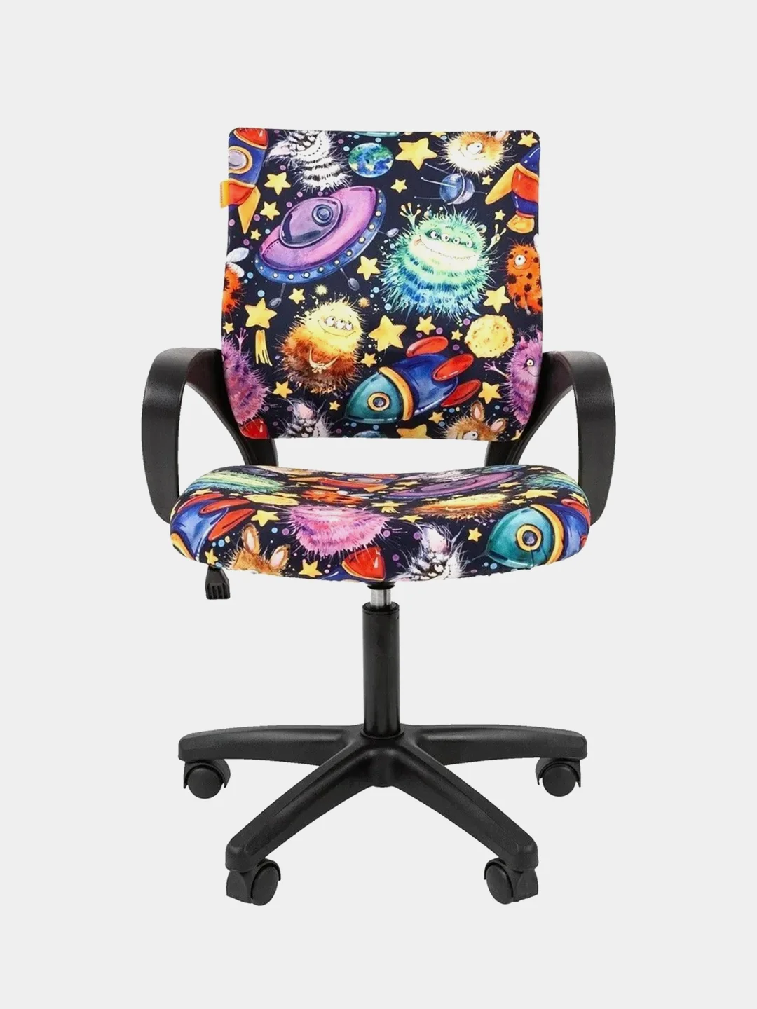Желтый кресло компьютерное детское Chairman Kids 103 LT, детский компьютерный стул