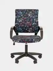 Черный кресло компьютерное детское Chairman Kids 103 LT, детский компьютерный стул