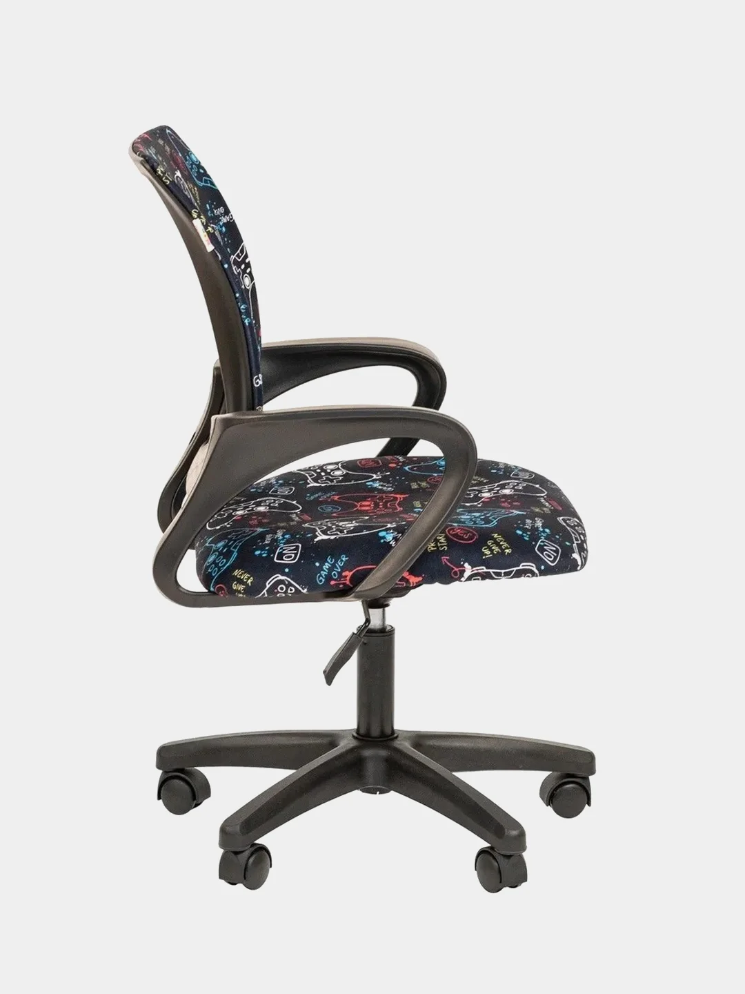 Желтый кресло компьютерное детское Chairman Kids 103 LT, детский компьютерный стул