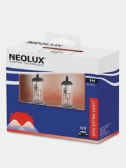 Лампы автомобильные галогенные NEOLUX Extra Light H4, P43T, 60/55W, N472EL-2SCB, бокс 2 шт