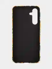 Желтый чехол для Samsung Galaxy A54 A34 A24 S23 S24 с принтом пластиковый ROSCO матовый тонкий