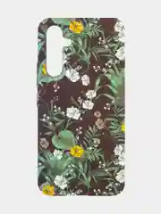 Тёмно-зелёный чехол для Samsung Galaxy A54 A34 A24 S23 S24 с принтом пластиковый ROSCO матовый тонкий