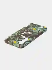 Тёмно-зелёный чехол для Samsung Galaxy A54 A34 A24 S23 S24 с принтом пластиковый ROSCO матовый тонкий