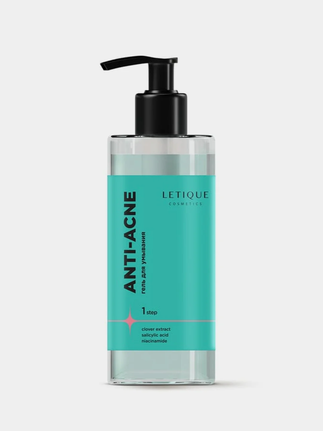 Гель для умывания LETIQUE себорегулирующий для лица ANTI-ACNE, 150 мл