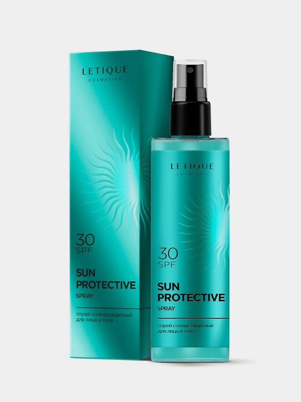 Спрей солнцезащитный для лица и тела LETIQUE SUN PROTECTIVE SPRAY SPF 30, 100 мл
