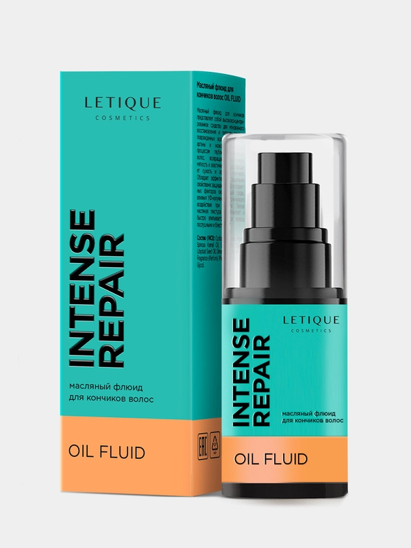 Масляный флюид для кончиков волос LETIQUE, 30 мл