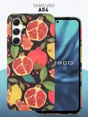 Чехол для Samsung Galaxy A54 A34 A24 S23 S24 с принтом пластиковый ROSCO матовый тонкий