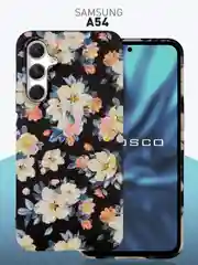 Чехол для Samsung Galaxy A54 A34 A24 S23 S24 с принтом пластиковый ROSCO матовый тонкий