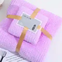Полотенце банное из микрофибры, комплект (в наборе 2 размера 70*140 и 35*75)
