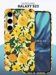 Чехол для Samsung Galaxy A54 A34 A24 S23 S24 с принтом пластиковый ROSCO матовый тонкий