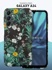 Чехол для Samsung Galaxy A54 A34 A24 S23 S24 с принтом пластиковый ROSCO матовый тонкий