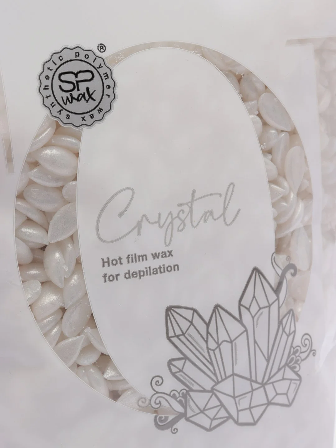 Пленочный воск ItalWax Top Line "Crystal" Кристалл, для депиляции, 750 г гранулированный