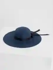 Синий соломенная женская шляпа, из натуральной соломы