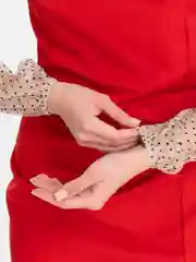 Красный женские стильные платья
