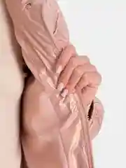 Розовый пуховик женский LaFemme