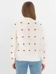 Белый свитер оверсайз