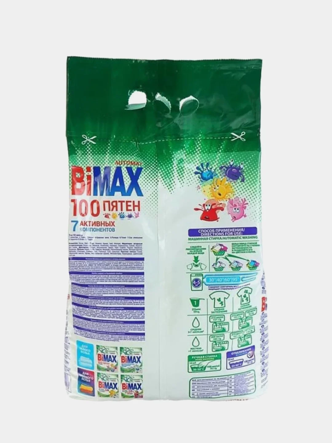 Стиральный порошок BiMax 100 пятен Automat, 6 кг