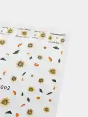 Золотой наклейки для дизайна ногтей "Цветочные"