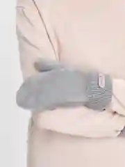 Серый варежки женские