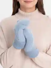Голубой варежки женские