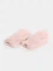 Розовый варежки женские