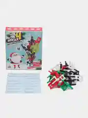 Алый настольная игра на баланс Стульчики / На 4 ногах, Башня из стульчиков. Новогодняя версия