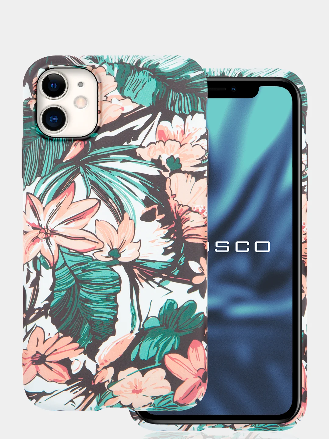 Розовый чехол с принтом Rosco для iPhone 11, пластиковый, с защитой камер