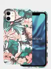 Розовый чехол с принтом Rosco для iPhone 11, пластиковый, с защитой камер