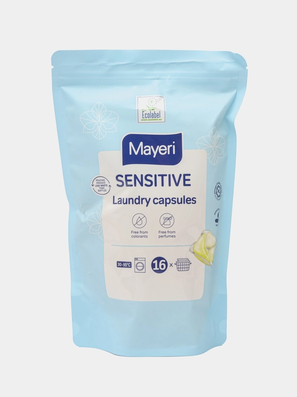 Капсулы для стирки белья Mayeri Sensitive, 16 шт