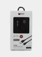 Белый кабель для быстрой зарядки 5А SZX SS209