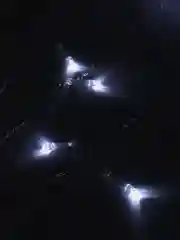 Белый новогодняя гирлянда-штора на окно