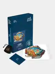 Обитаемая рыба, деревянный пазл, Davici / 130 деталей / 310х240 мм. / премиум