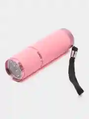 Розовый лампа уф для сушки ногтей в виде фонаря