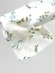Мятный нагрудник, слюнявчик для кормления/ фланель, 100%хлопок