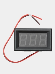 Вольтметр цифровой 0.56, 0-100V, зеленый